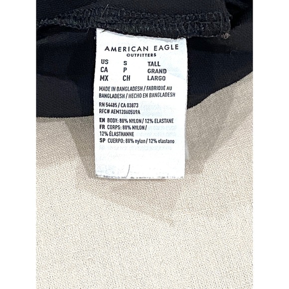 American Eagle Mens Airflex Joggers Black Small Tall - Picture 4 of 7